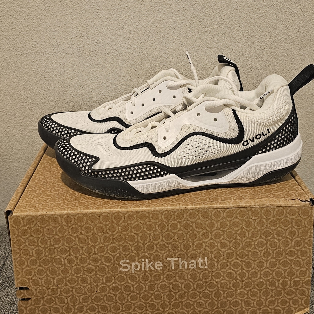 Women's Black and White Athletic Shoes
